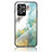 Coque Contour Silicone et Vitre Motif Fantaisie Miroir Etui Housse pour Realme GT2 Pro 5G Vert