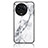 Coque Contour Silicone et Vitre Motif Fantaisie Miroir Etui Housse pour Realme V50 5G Blanc