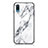 Coque Contour Silicone et Vitre Motif Fantaisie Miroir Etui Housse pour Samsung Galaxy A02 Blanc