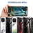 Coque Contour Silicone et Vitre Motif Fantaisie Miroir Etui Housse pour Samsung Galaxy A03 Petit