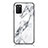 Coque Contour Silicone et Vitre Motif Fantaisie Miroir Etui Housse pour Samsung Galaxy A03s Blanc