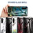 Coque Contour Silicone et Vitre Motif Fantaisie Miroir Etui Housse pour Samsung Galaxy A04s Petit