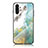 Coque Contour Silicone et Vitre Motif Fantaisie Miroir Etui Housse pour Samsung Galaxy A04s Petit