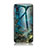 Coque Contour Silicone et Vitre Motif Fantaisie Miroir Etui Housse pour Samsung Galaxy A10e Bleu