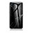 Coque Contour Silicone et Vitre Motif Fantaisie Miroir Etui Housse pour Samsung Galaxy A10e Noir