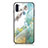 Coque Contour Silicone et Vitre Motif Fantaisie Miroir Etui Housse pour Samsung Galaxy A11 Petit