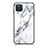 Coque Contour Silicone et Vitre Motif Fantaisie Miroir Etui Housse pour Samsung Galaxy A12 5G Blanc