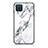 Coque Contour Silicone et Vitre Motif Fantaisie Miroir Etui Housse pour Samsung Galaxy A12 Blanc