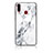 Coque Contour Silicone et Vitre Motif Fantaisie Miroir Etui Housse pour Samsung Galaxy A20s Blanc