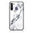 Coque Contour Silicone et Vitre Motif Fantaisie Miroir Etui Housse pour Samsung Galaxy A21 European Blanc