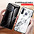 Coque Contour Silicone et Vitre Motif Fantaisie Miroir Etui Housse pour Samsung Galaxy A21 European Petit