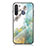 Coque Contour Silicone et Vitre Motif Fantaisie Miroir Etui Housse pour Samsung Galaxy A21 European Petit