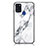 Coque Contour Silicone et Vitre Motif Fantaisie Miroir Etui Housse pour Samsung Galaxy A21s Blanc