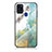 Coque Contour Silicone et Vitre Motif Fantaisie Miroir Etui Housse pour Samsung Galaxy A21s Petit