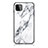 Coque Contour Silicone et Vitre Motif Fantaisie Miroir Etui Housse pour Samsung Galaxy A22s 5G Blanc