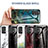 Coque Contour Silicone et Vitre Motif Fantaisie Miroir Etui Housse pour Samsung Galaxy A23 5G Petit