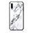 Coque Contour Silicone et Vitre Motif Fantaisie Miroir Etui Housse pour Samsung Galaxy A30S Blanc