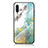 Coque Contour Silicone et Vitre Motif Fantaisie Miroir Etui Housse pour Samsung Galaxy A30S Petit