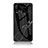 Coque Contour Silicone et Vitre Motif Fantaisie Miroir Etui Housse pour Samsung Galaxy A40s Noir