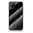 Coque Contour Silicone et Vitre Motif Fantaisie Miroir Etui Housse pour Samsung Galaxy A42 5G Noir