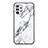 Coque Contour Silicone et Vitre Motif Fantaisie Miroir Etui Housse pour Samsung Galaxy A53 5G Blanc