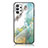 Coque Contour Silicone et Vitre Motif Fantaisie Miroir Etui Housse pour Samsung Galaxy A53 5G Petit