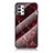 Coque Contour Silicone et Vitre Motif Fantaisie Miroir Etui Housse pour Samsung Galaxy A53 5G Rouge