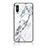 Coque Contour Silicone et Vitre Motif Fantaisie Miroir Etui Housse pour Samsung Galaxy A60 Blanc