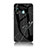 Coque Contour Silicone et Vitre Motif Fantaisie Miroir Etui Housse pour Samsung Galaxy A60 Noir