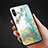 Coque Contour Silicone et Vitre Motif Fantaisie Miroir Etui Housse pour Samsung Galaxy A60 Petit