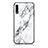 Coque Contour Silicone et Vitre Motif Fantaisie Miroir Etui Housse pour Samsung Galaxy A70E Blanc