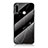 Coque Contour Silicone et Vitre Motif Fantaisie Miroir Etui Housse pour Samsung Galaxy A70E Noir