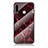 Coque Contour Silicone et Vitre Motif Fantaisie Miroir Etui Housse pour Samsung Galaxy A70E Rouge