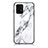 Coque Contour Silicone et Vitre Motif Fantaisie Miroir Etui Housse pour Samsung Galaxy A91 Blanc