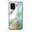 Coque Contour Silicone et Vitre Motif Fantaisie Miroir Etui Housse pour Samsung Galaxy A91 Petit