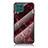 Coque Contour Silicone et Vitre Motif Fantaisie Miroir Etui Housse pour Samsung Galaxy F62 5G Rouge