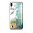 Coque Contour Silicone et Vitre Motif Fantaisie Miroir Etui Housse pour Samsung Galaxy M10 Petit