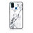 Coque Contour Silicone et Vitre Motif Fantaisie Miroir Etui Housse pour Samsung Galaxy M21 Blanc