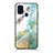 Coque Contour Silicone et Vitre Motif Fantaisie Miroir Etui Housse pour Samsung Galaxy M21s Petit