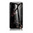 Coque Contour Silicone et Vitre Motif Fantaisie Miroir Etui Housse pour Samsung Galaxy M40S Or et Noir