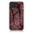 Coque Contour Silicone et Vitre Motif Fantaisie Miroir Etui Housse pour Samsung Galaxy M53 5G Petit