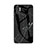 Coque Contour Silicone et Vitre Motif Fantaisie Miroir Etui Housse pour Samsung Galaxy Note 10 Plus 5G Noir