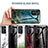 Coque Contour Silicone et Vitre Motif Fantaisie Miroir Etui Housse pour Samsung Galaxy Quantum2 5G Petit