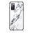 Coque Contour Silicone et Vitre Motif Fantaisie Miroir Etui Housse pour Samsung Galaxy S20 FE (2022) 5G Blanc