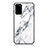 Coque Contour Silicone et Vitre Motif Fantaisie Miroir Etui Housse pour Samsung Galaxy S20 Plus 5G Blanc