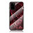 Coque Contour Silicone et Vitre Motif Fantaisie Miroir Etui Housse pour Samsung Galaxy S20 Plus 5G Rouge