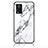 Coque Contour Silicone et Vitre Motif Fantaisie Miroir Etui Housse pour Vivo V21s 5G Blanc