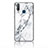 Coque Contour Silicone et Vitre Motif Fantaisie Miroir Etui Housse pour Vivo Y11 Blanc