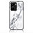 Coque Contour Silicone et Vitre Motif Fantaisie Miroir Etui Housse pour Vivo Y16 Blanc