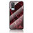 Coque Contour Silicone et Vitre Motif Fantaisie Miroir Etui Housse pour Vivo Y51 (2021) Rouge